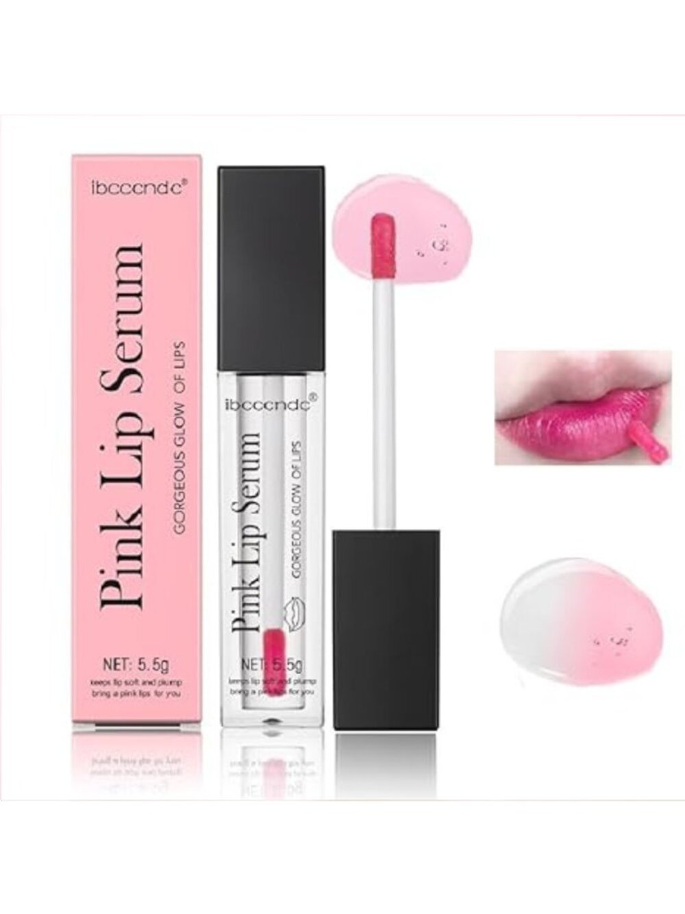 Color Changing Lip Gloss Pink Mood Lip Oil Hydrating Plumping Lip Tint Balm